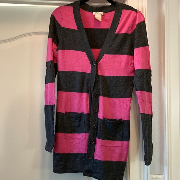 Pink & Gray Cardigan - Picture 1 of 5